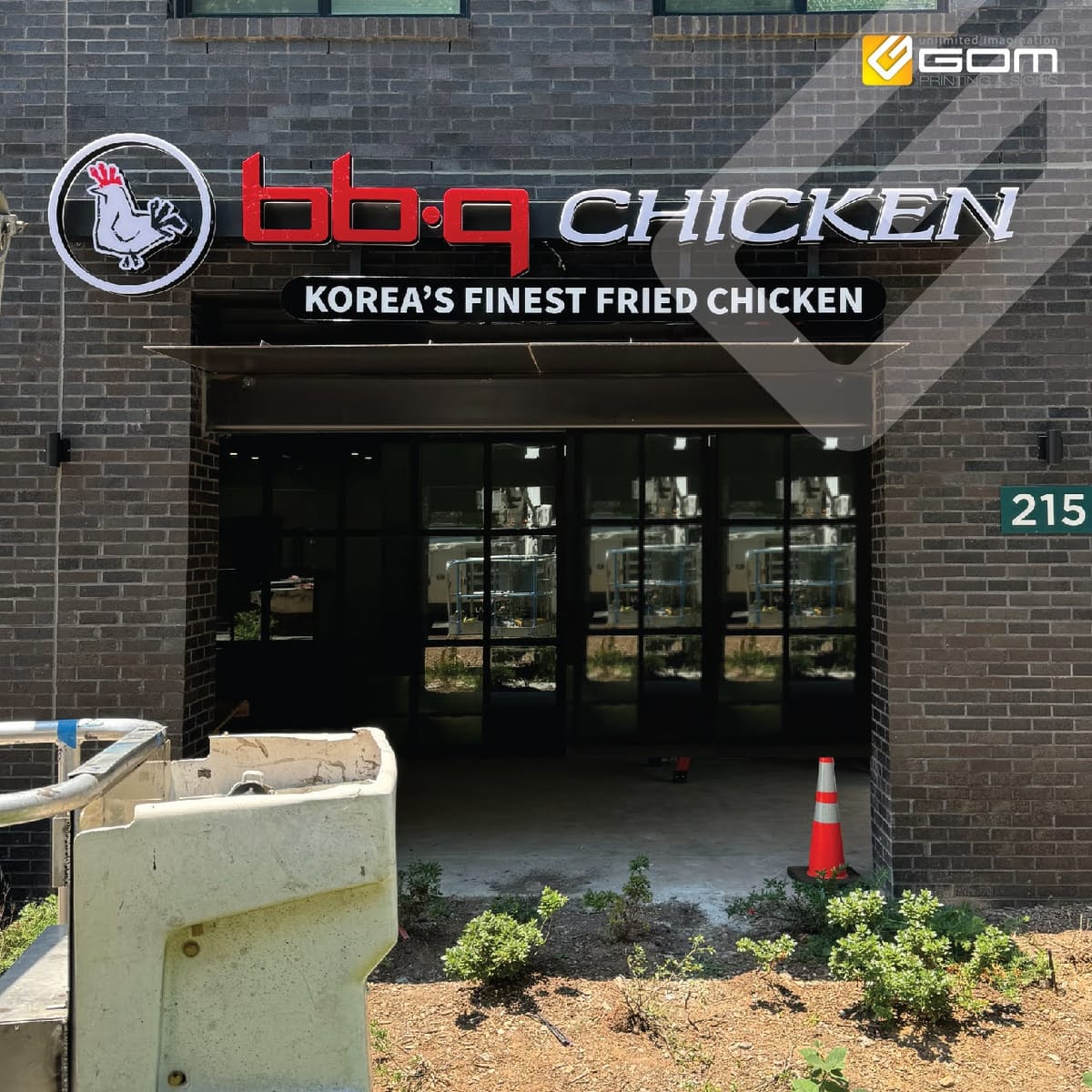 BBQ Chicken Athens — Channel Letters