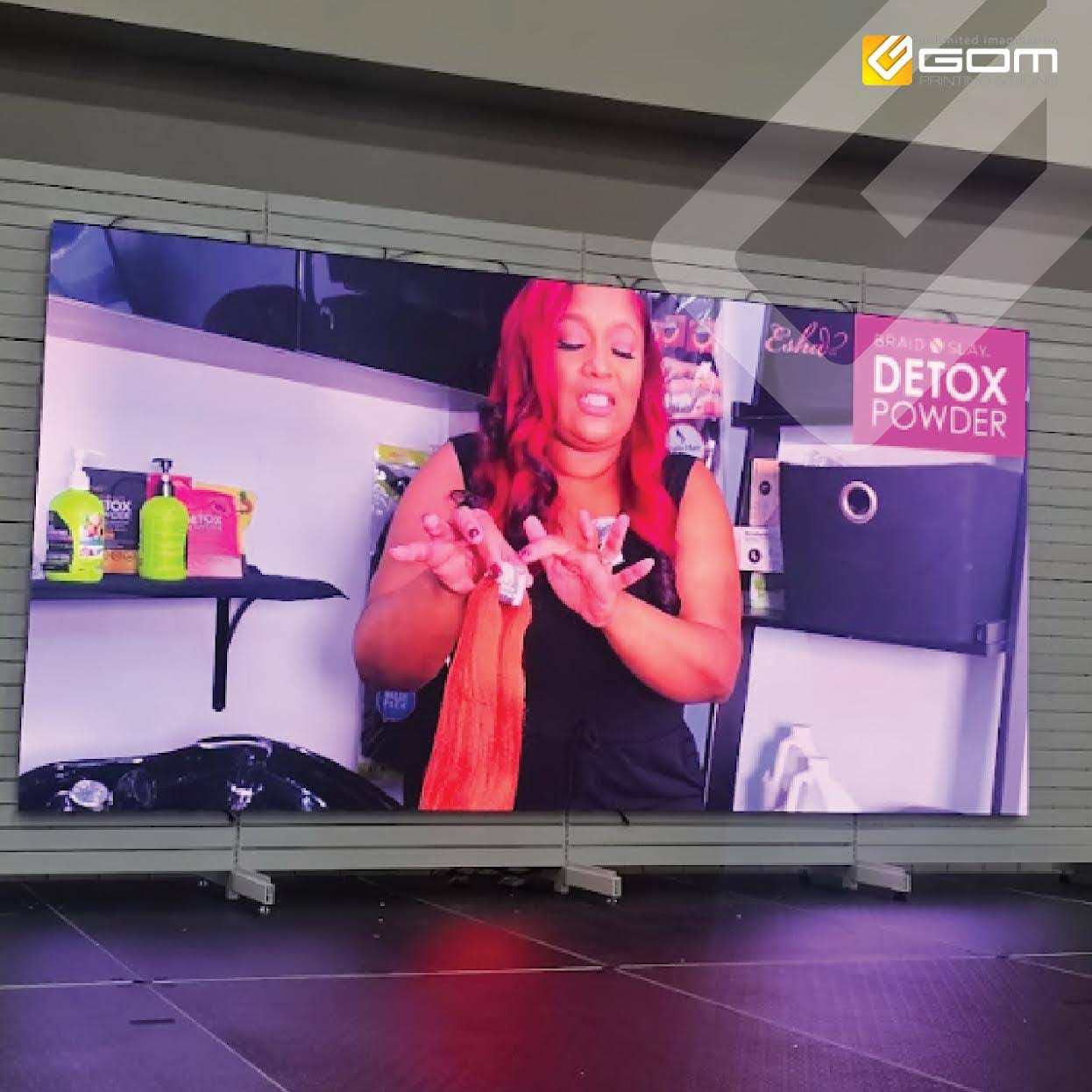 Braid & Slay — LED Video Wall