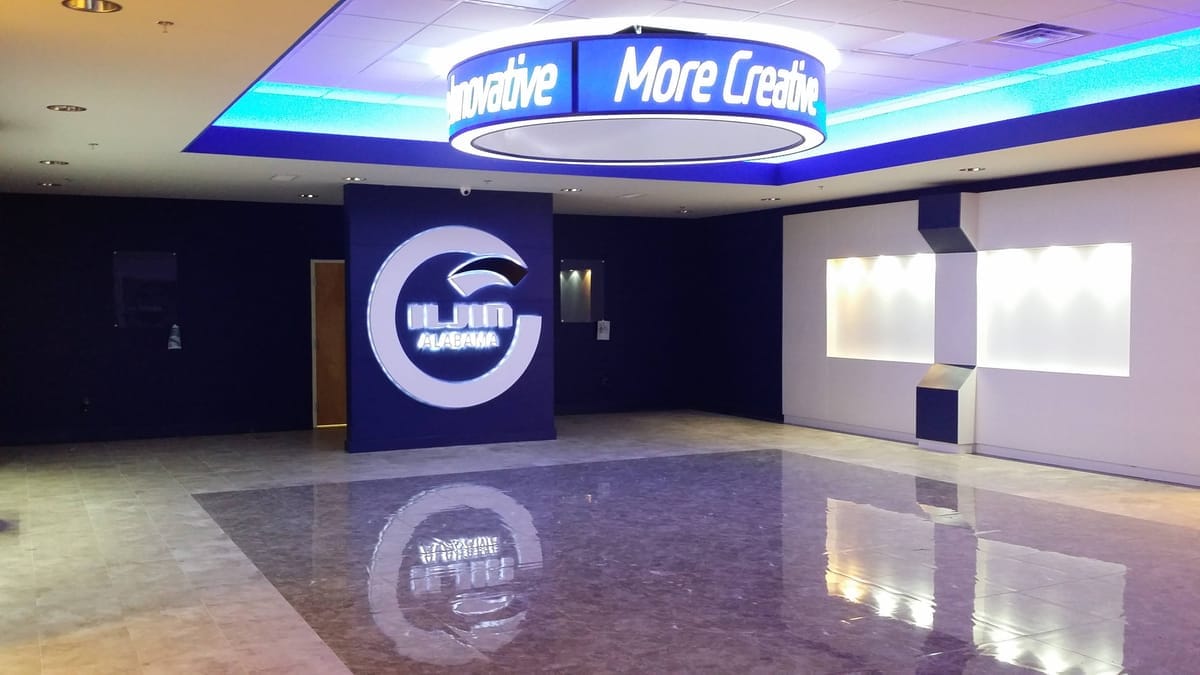 Iljin Alabama — Lobby Logo Display
