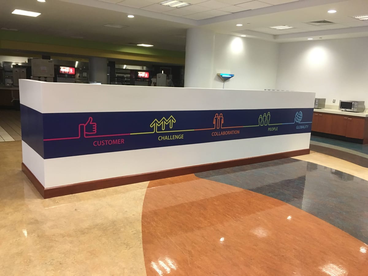 Hyundai — Cafeteria Counter Wrap